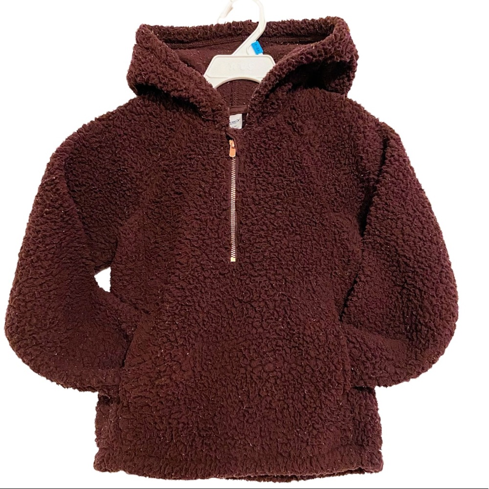 Old Navy Sherpa Half Zip Hoodie